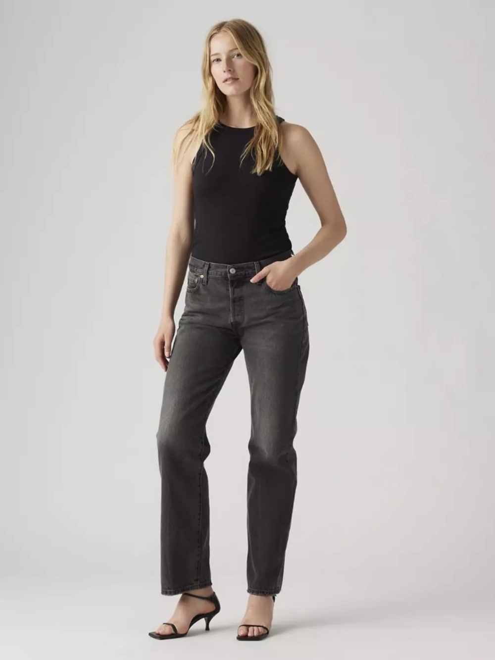 Levi's 501 '90s 24x30 black wash